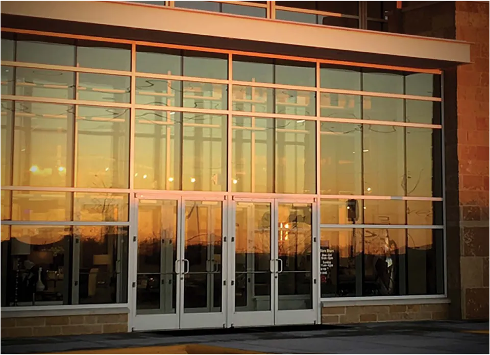 200T Series 2" × 4-1/2" Thermal Strut Storefront