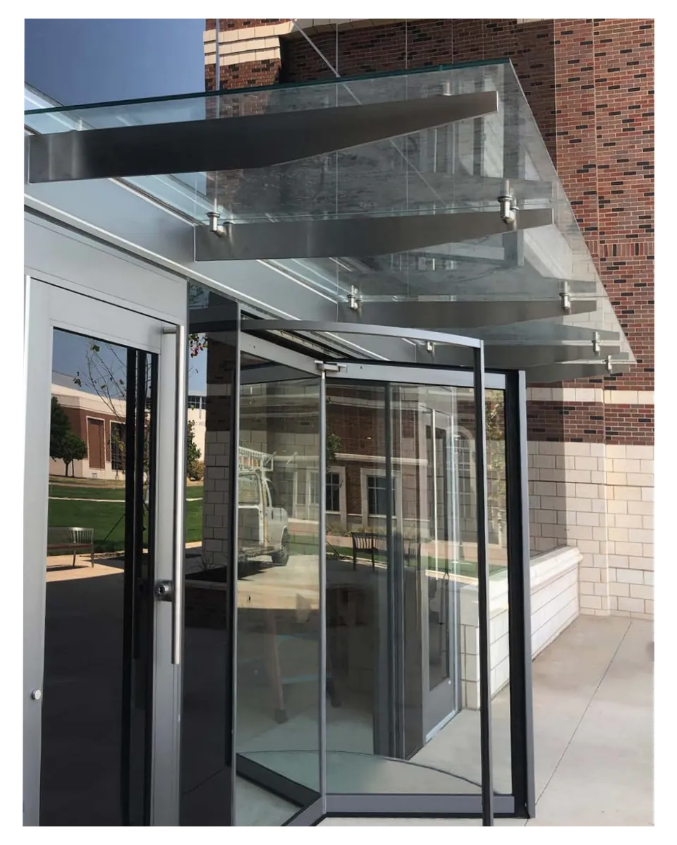 Stainless Steel Glass Awning Brackets & Supports