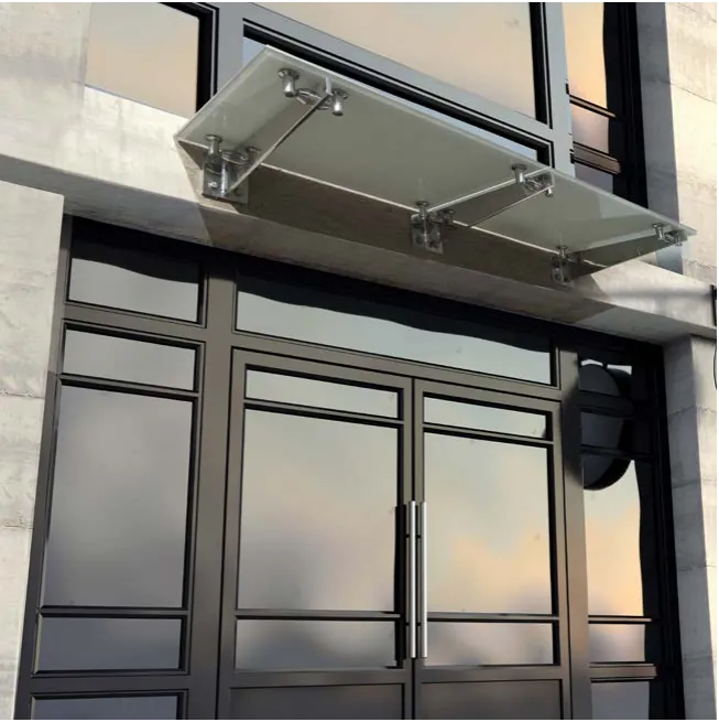 Stainless Steel Glass Awning Brackets & Supports — photo 2